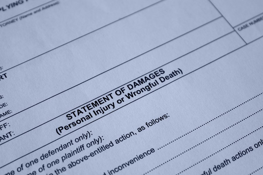 Legal Form For Filing For Punitive Monetary Damages