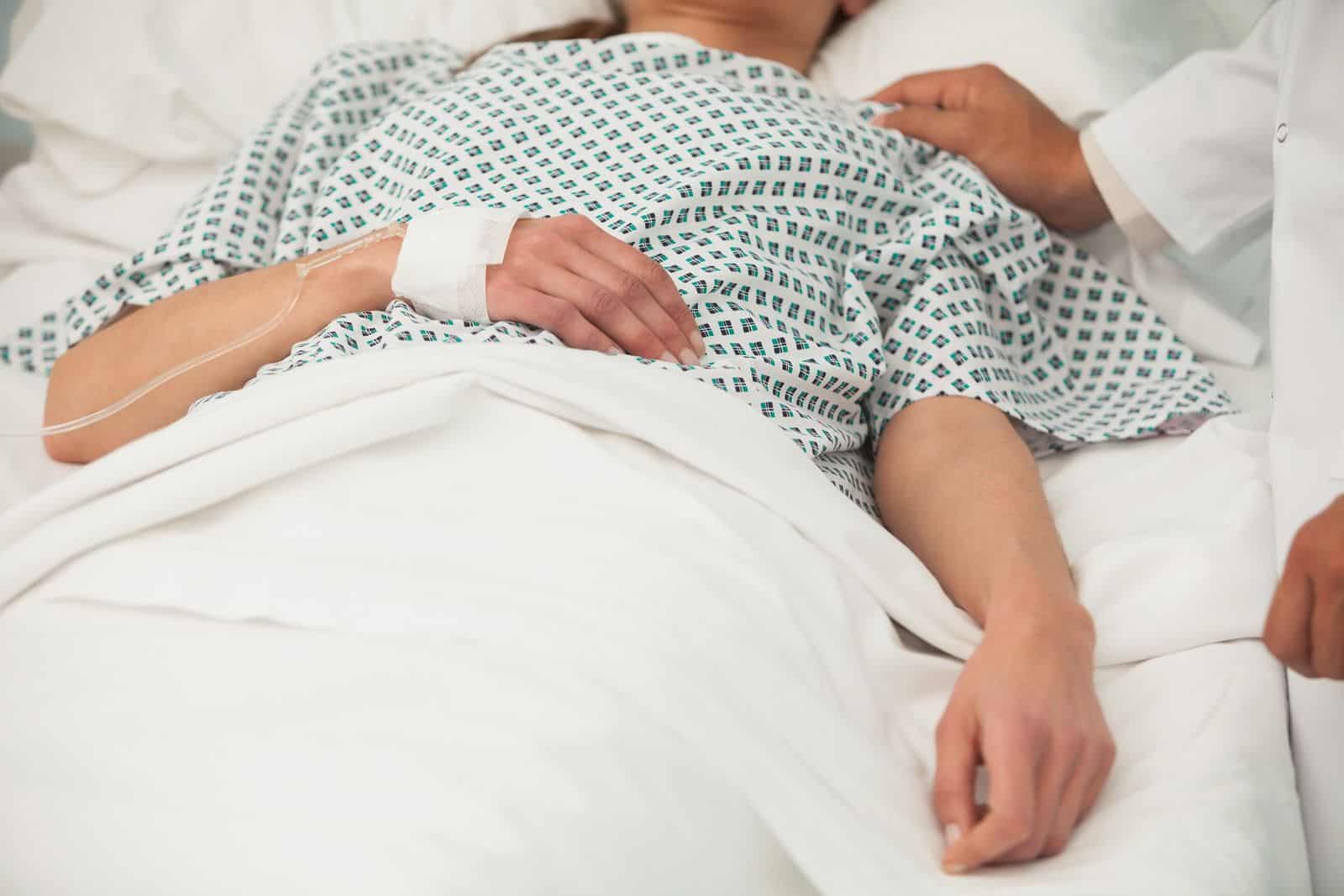 hospital bed patient surgry